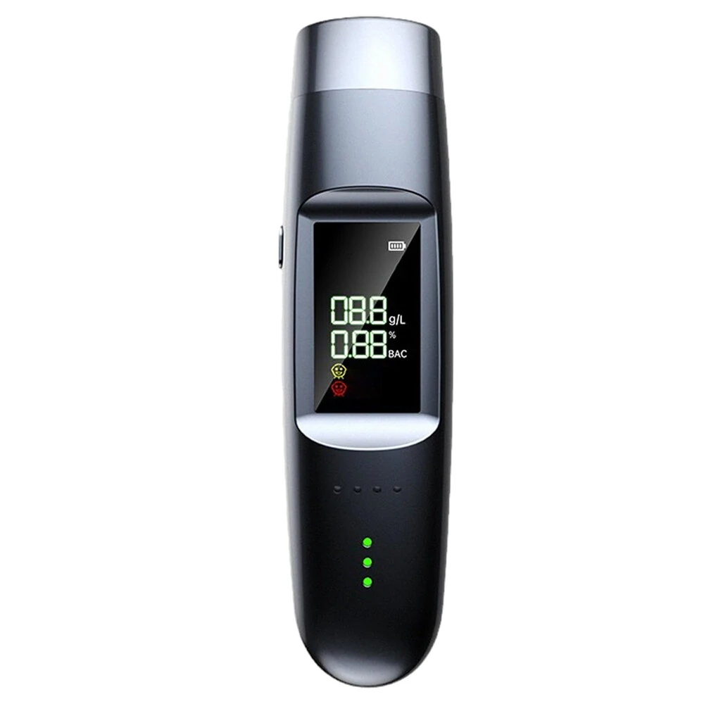 Portable High Precision Alcohol Breathalyzer for Accurate DUI Testing Innovative Driving Safety Gadget — view 2