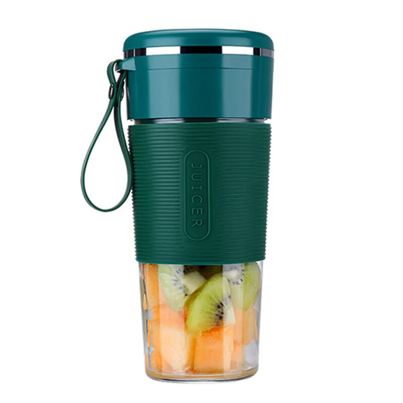 Portable Juicer 6 Blade Usb Rechargeable Wireless Mini Smoothie Blender Mixer Fruit Juice Maker Electric Juicer Machine Glass Cup — view 6