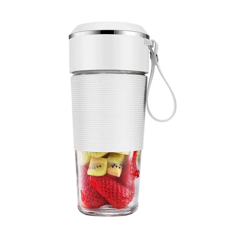 Portable Juicer 6 Blade Usb Rechargeable Wireless Mini Smoothie Blender Mixer Fruit Juice Maker Electric Juicer Machine Glass Cup — view 7