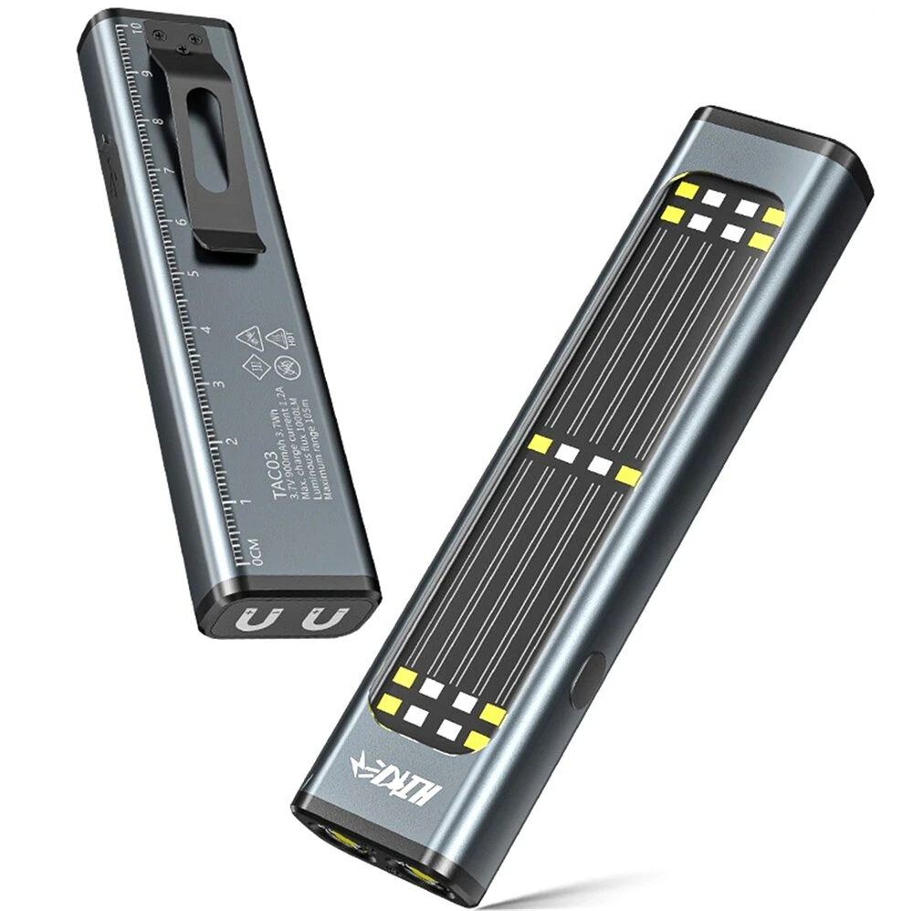 Portable LED+COB Work Light Powerful Magnetic Long-Range Type-C Rechargeable Emergency Outdoor Solar-Powered High Brightness Repair Warning Lamp — Pricio