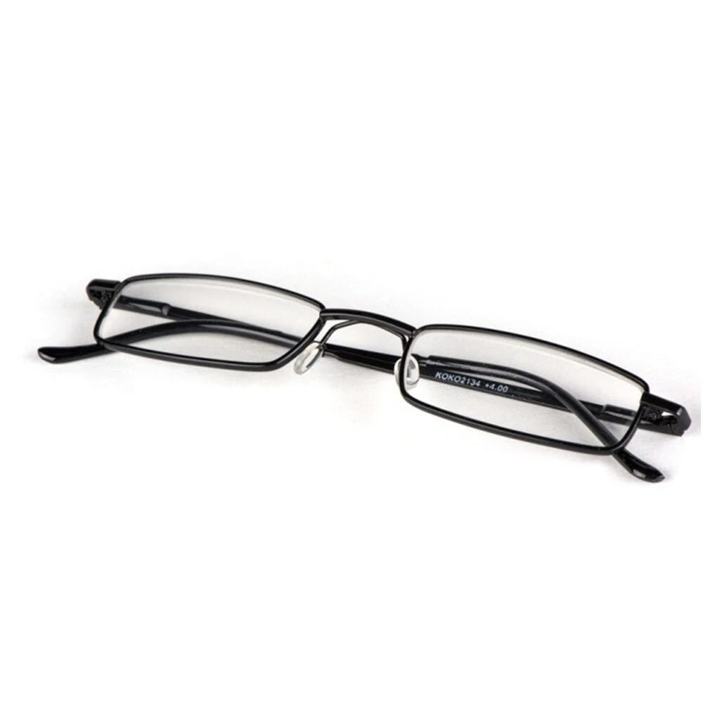 Portable Mini Lightweight Reading Glasses with Pen Tube Case Anti-blue Light Presbyopic Glasses Metal Case Women Men Eyeglasses +1.5-+3.5 — view 4