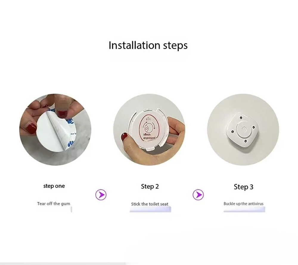 Portable Mini USB Charging Ultraviolet UVC Toilet Sterilization Lamp Household Disinfection Device Toothbrush Disinfection — view 6