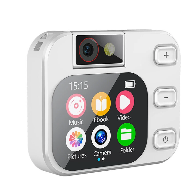 Portable MP3 Player with 180° Rotating Camera bluetooth Touch Screen Music Player Digital Camera Ebook Pocket Size Media Player — image 1