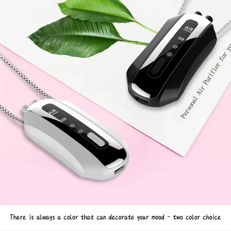 Portable Neck Hanging Air Purifier Air Freshener 700mAh Small Air Ionizer Air Filter Mini Dust Collector Remove Secondhand Smoke — view 6