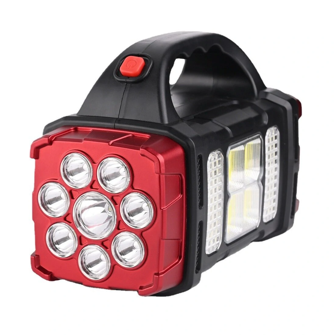 Portable Solar LED Flashlight With COB Work Lights USB Rechargeable Handheld Camping Light 4 Lighting Modes Outdoor Powerful Solar Torch Light — view 3