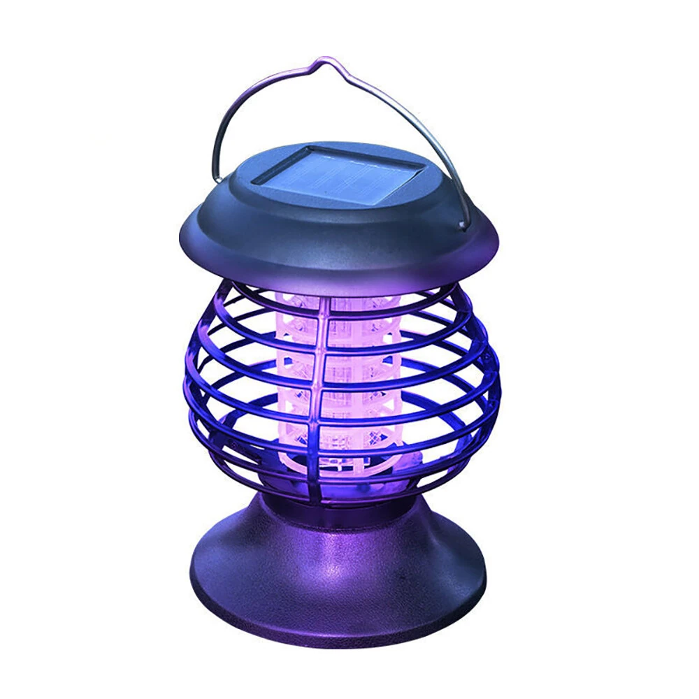 Portable Solar Powered Mosquito Killer Light Hanging Bug Zapper Fly Trap Lantern Mosquito Killer Mosquito Trap For Indoor Outdoor — view 5