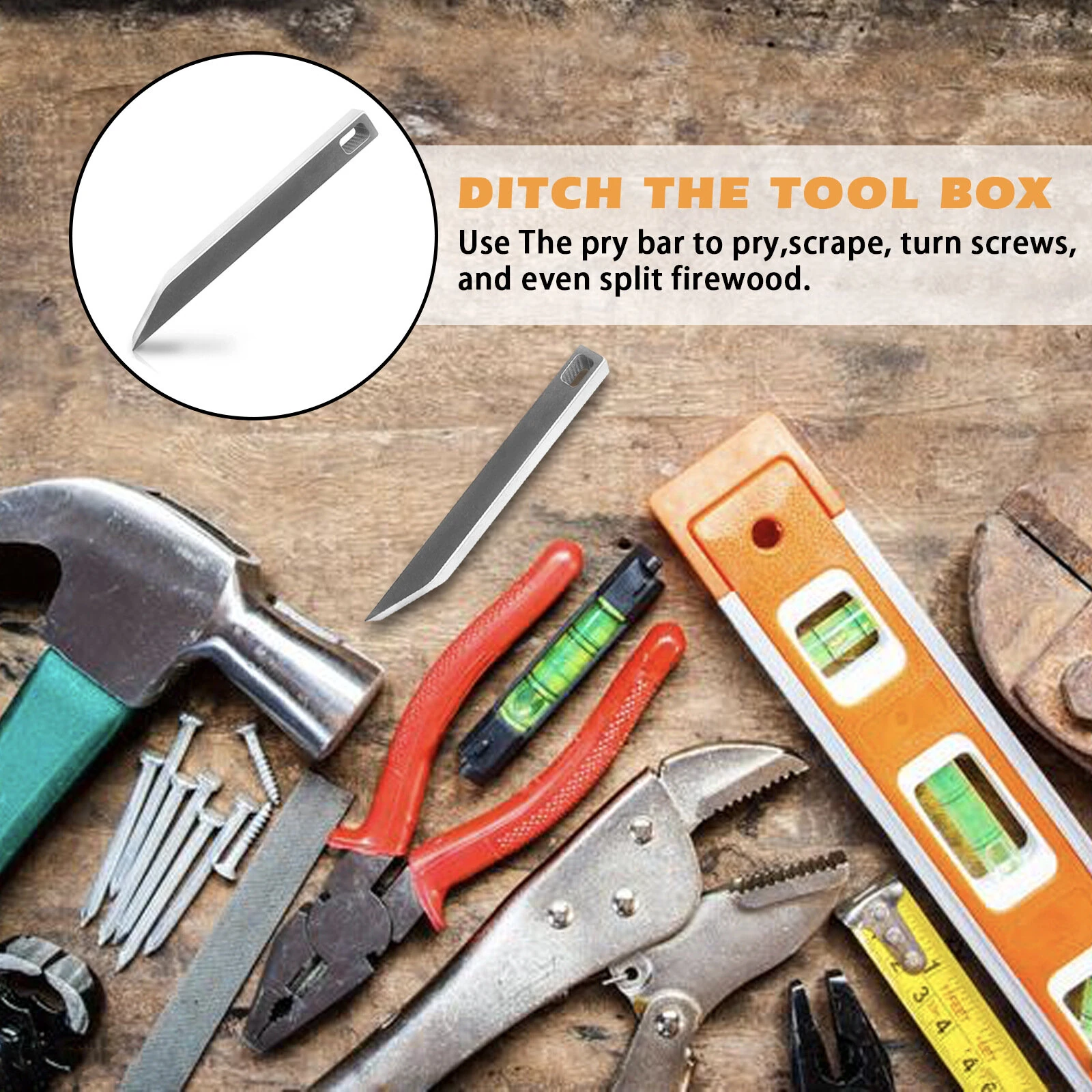 Portable Stainless Steel Pocket Knife Bottle Opener Multitool Compact Keychain Design Rust Resistant Outdoor and Everyday Carry Tool — view 2
