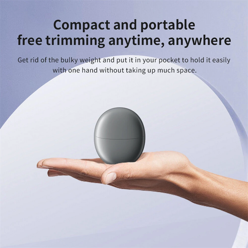 Portable USB Rechargeable Electric Nail Clippers M5 Safe Low Noise Type-C Charging for Home Travel Use — view 6