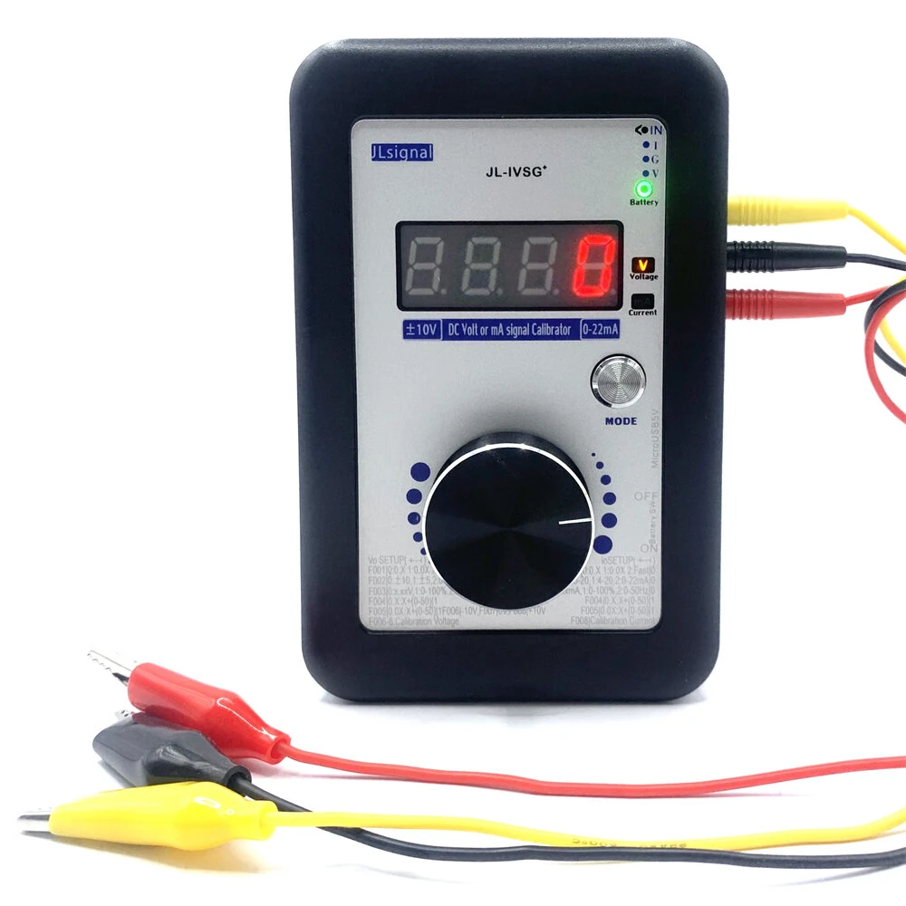 Portable Voltage Current Signal Generator 10V 22mA Output for PLC & Instrument Calibration — view 4