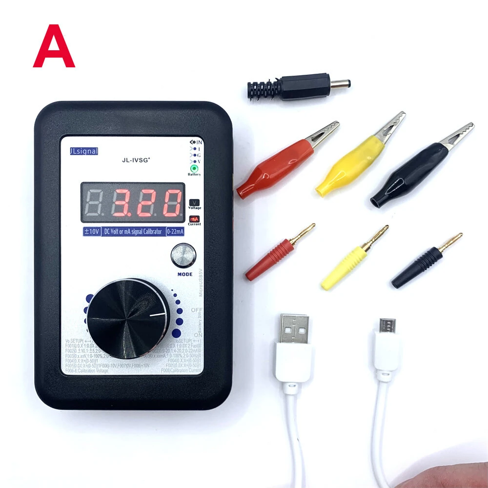 Portable Voltage Current Signal Generator 10V 22mA Output for PLC & Instrument Calibration — view 5