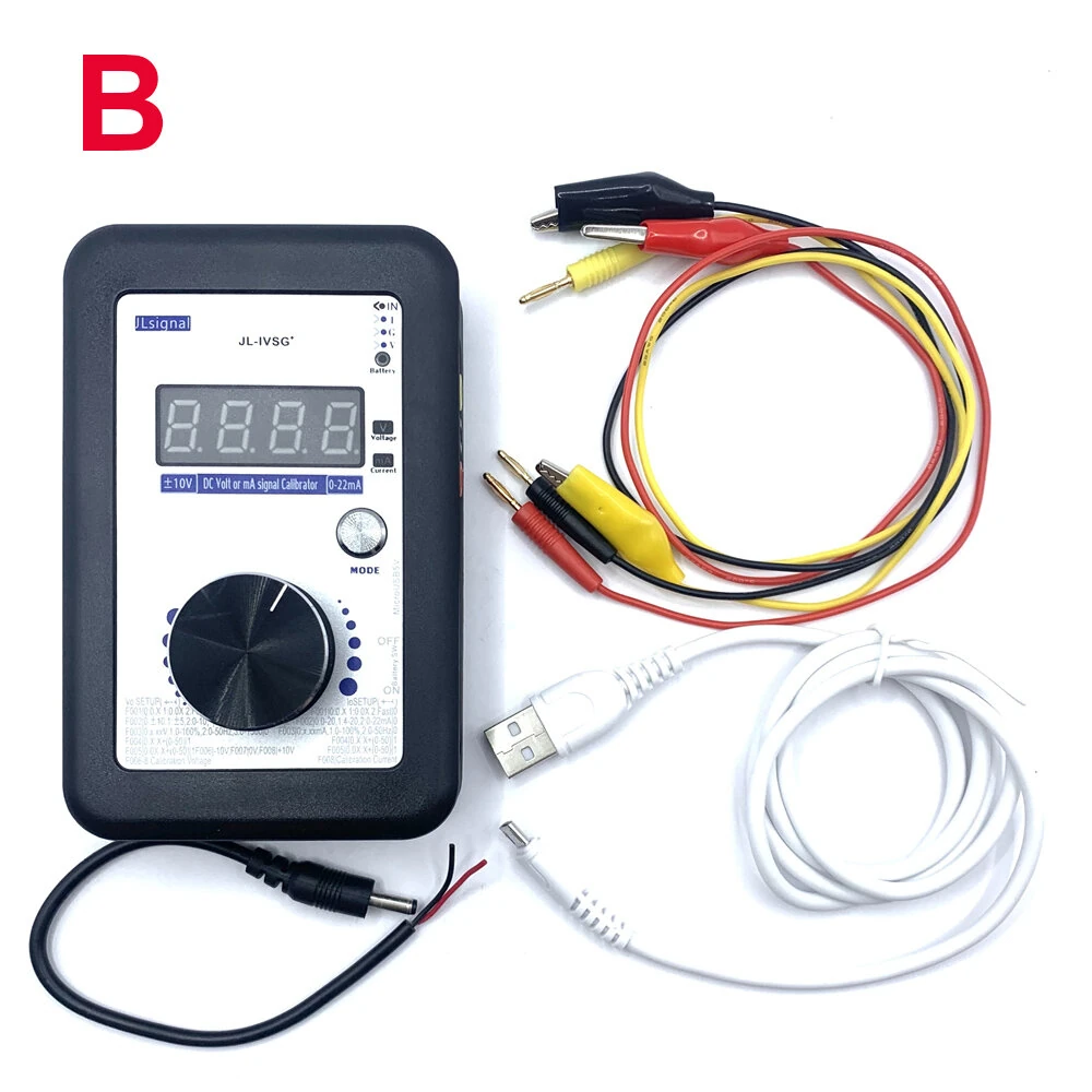 Portable Voltage Current Signal Generator 10V 22mA Output for PLC & Instrument Calibration — view 6