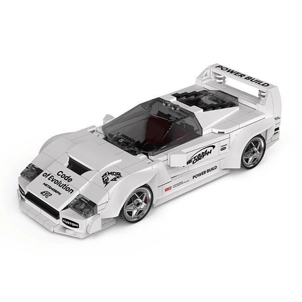 POWER BUILT metaMORPH Series PB8844 PB8845 for Ferrari Rambo Supercar Model Building Block Assembly Kit with Container Display Box Brick Toy Set for Kids Children Gift — POWER