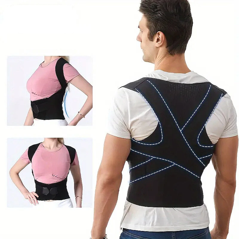 PRANASH Posture Corrector Medical Back Support Adjustable Full Shoulder Brace For Mid Upper Spine Lumbar Support — view 9