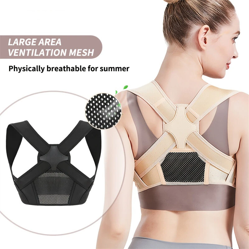 PRANASH X2 Upgraded Posture Corrector Adjustable Back Support Belt Spine Back Shoulder Brace Support Belts Adult Invisible Hunchback Belts for Sport Recovery — view 6