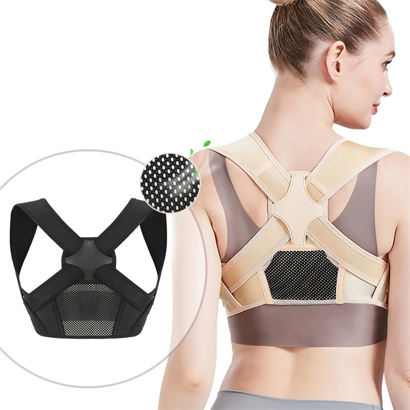 PRANASH X2 Upgraded Posture Corrector Adjustable Back Support Belt Spine Back Shoulder Brace Support Belts Adult Invisible Hunchback Belts for Sport Recovery — view 9