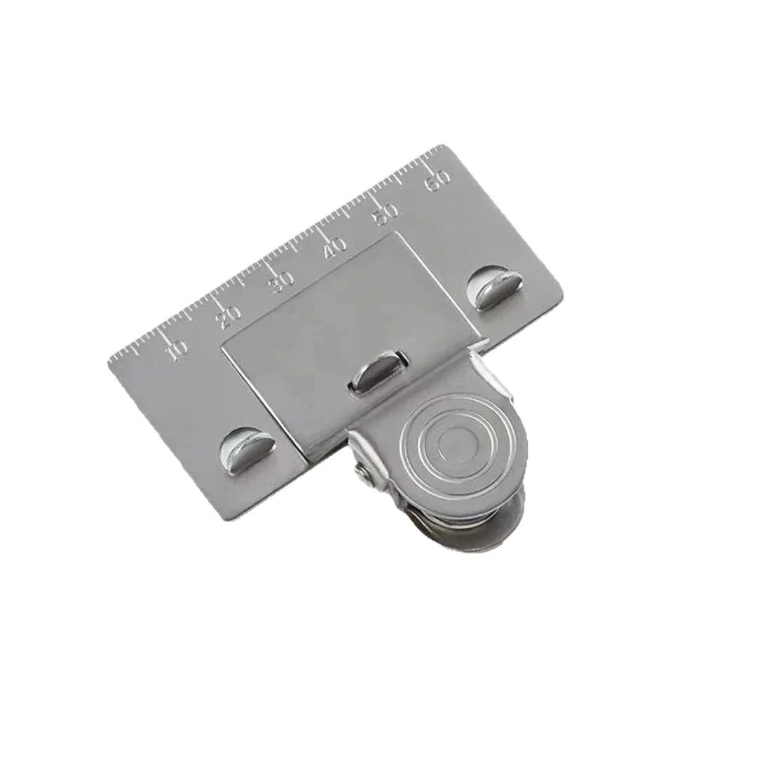 Precision Measuring Tape Clip Metal Ruler Position Clamp for Woodworking Corner Scribing Accurate Measuring Tool Accessory — view 2