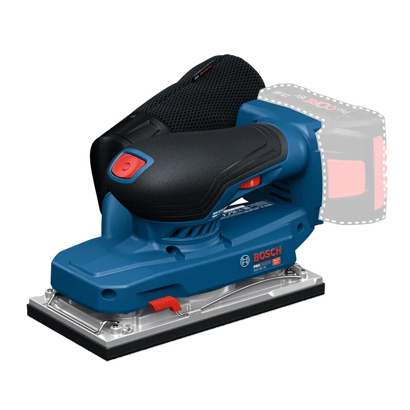 PRO GSS18V-18 for BOSCH Cordless Orbital Sander 18V 10000-20000 OPM Low Vibration Finishing Sander with Dust Bag for Woodworking — view 2