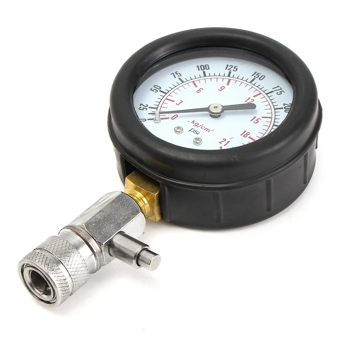 Pro Petrol Gas Engine Cylinder Compression Tester Oil Pressure Gauge Kit Motor Auto — view 4