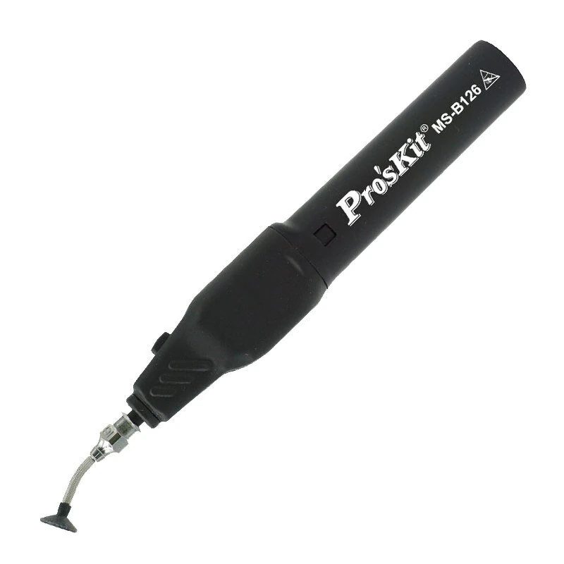 Pro'sKit MS-B126 Electric Vacuum Suction Pen ESD Safe Battery Powered Anti-Static Pick Up Tool for SMD IC Chip Handling