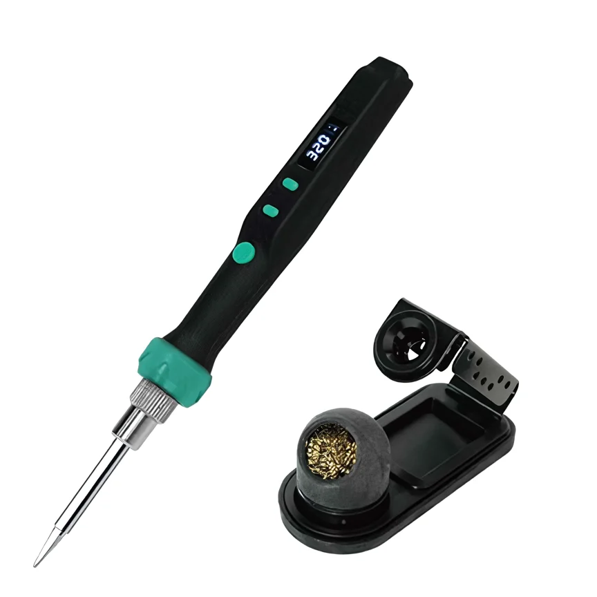 Pro'sKit SI-160 60W Mini USB Digital Soldering Iron Portable Electric Welding Tool With Adjustable Temperature LED Display PD/QC Compatible