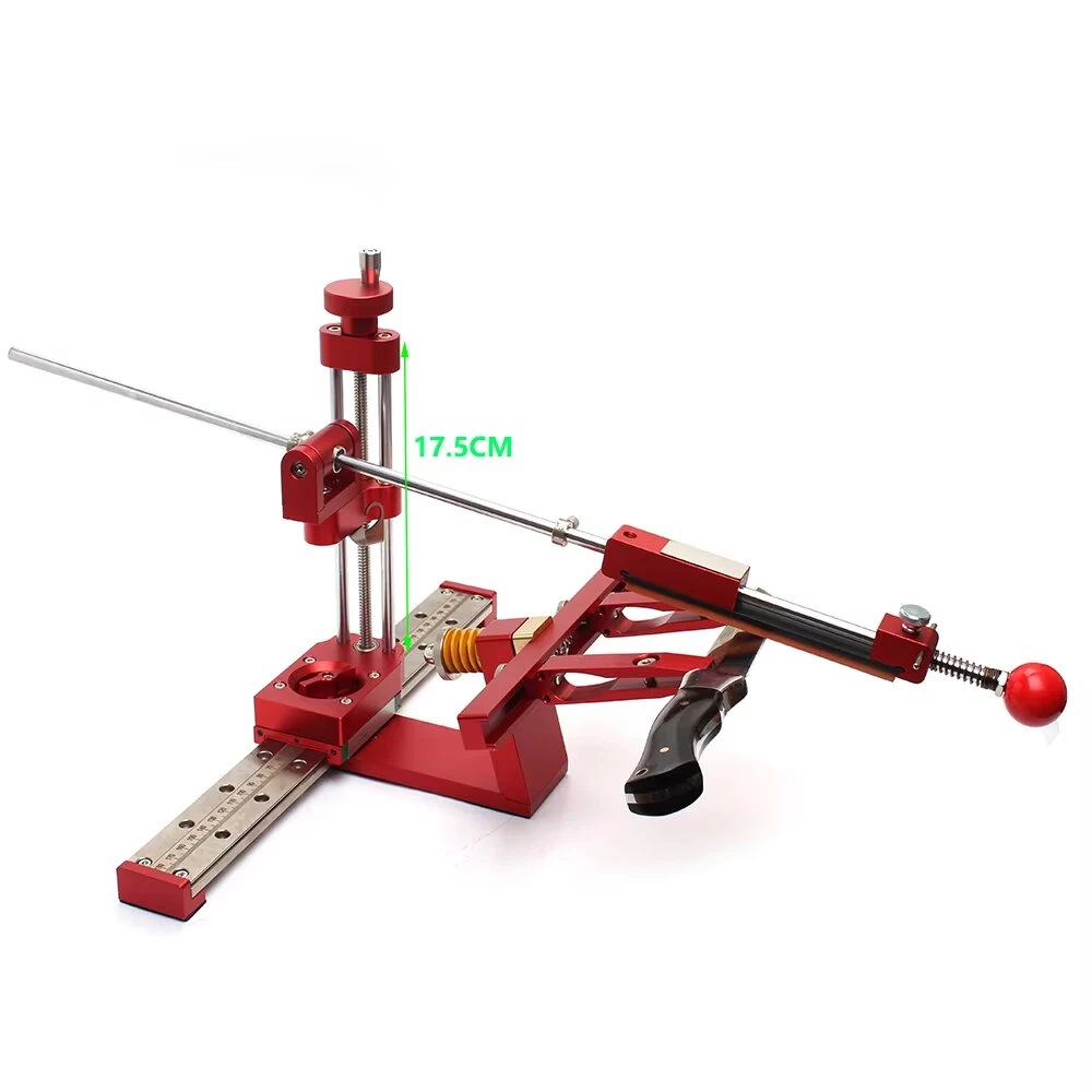 Professional Knife Sharpening Frame High Precision Whetstone Grinder Aluminum Alloy Anodized Fixed Angle Sharpener Kit with Adjustable Rail System — view 2