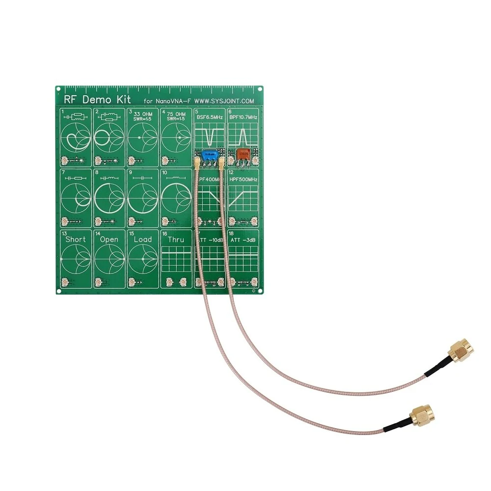 Professional RF Demo Kit NanoVNA RF Tester Board Filter Attenuator for NanoVNA-F Vector Network Analyzer — Pricio