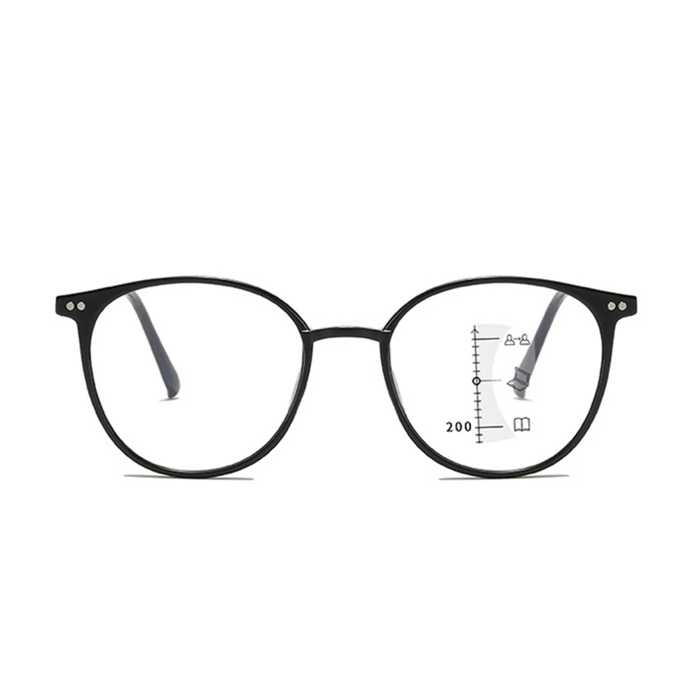 Progressive Multifocal Anti-blue Light Reading Glasses HD Lightweight Fashion Presbyopia Glasses — view 5