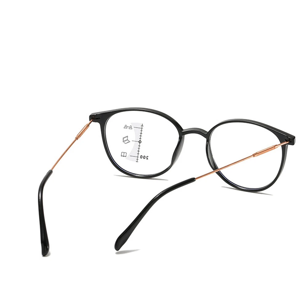 Progressive Multifocal Anti-blue Light Reading Glasses HD Lightweight Fashion Presbyopia Glasses — view 6