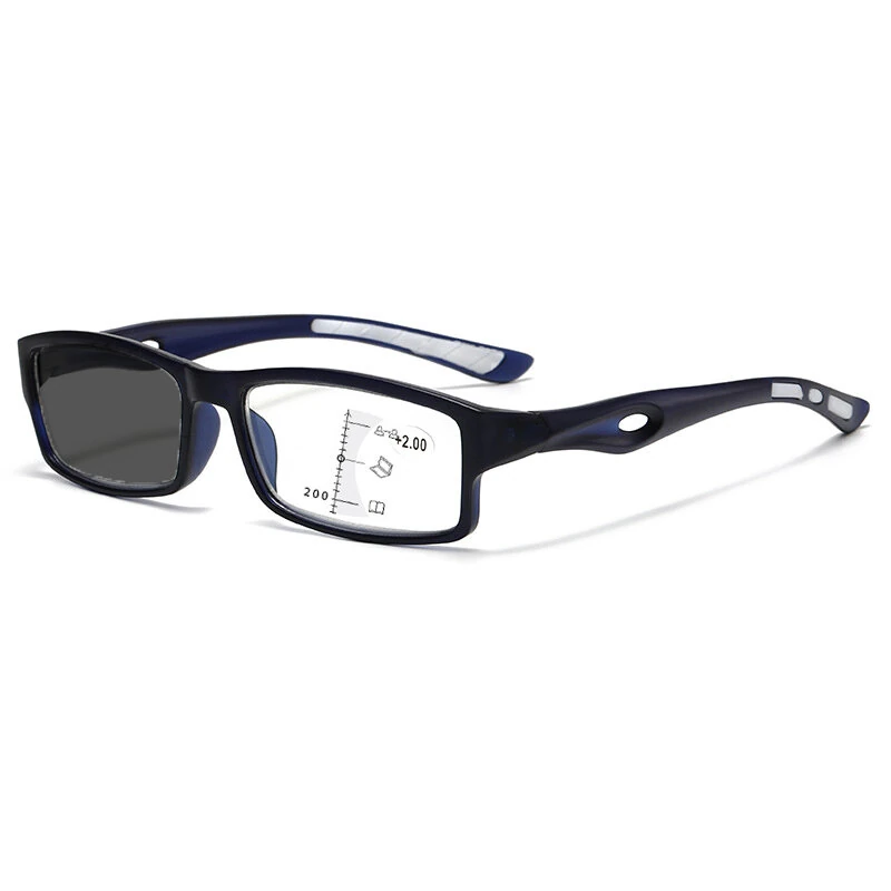 Progressive Multifocal Photochromic Reading Glasses for Men Women HD Anti-blue Light Near Far Eyeglasses — image 1