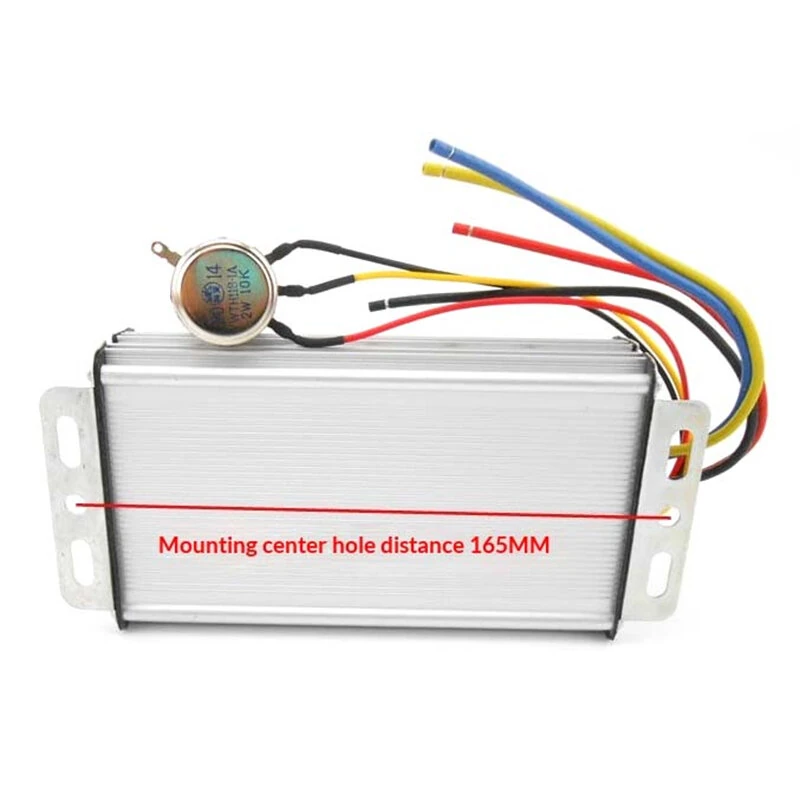 PWM DC Motor Speed Controller 70A 4000W DC10-60V Linear DC Motor Reducer Adjustment Overcurrent Protection Potentiometer Speed Control Stepless Electronic Switch — view 4