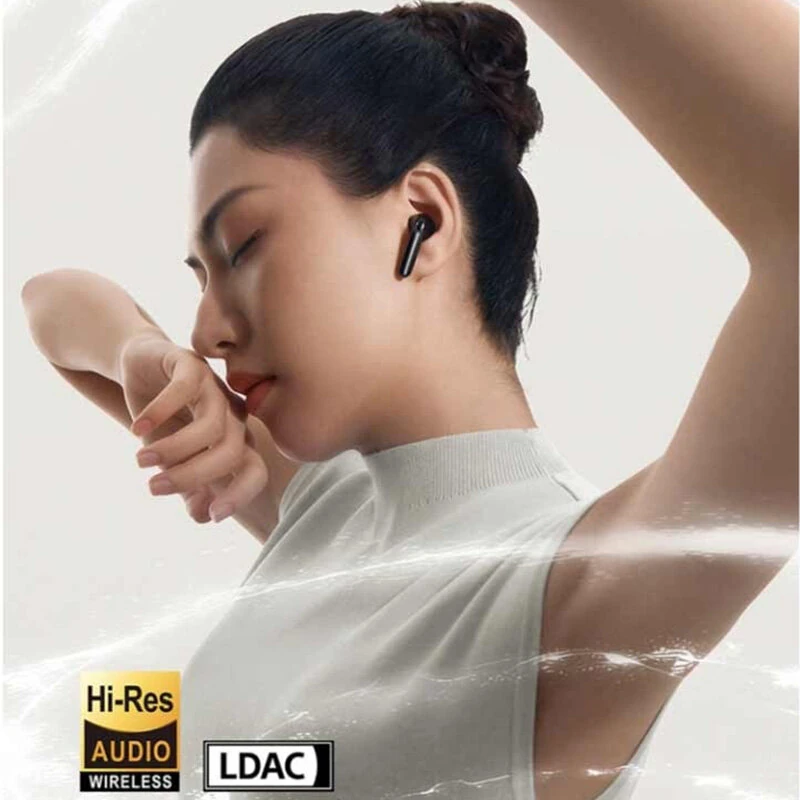 QCY Ailybuds E50 TWS Earbuds Half-in-ear bluetooth V6.0 Earphone -50dB Active Noise Cancelling 6-Mic Call Noise Reduction LCP Liquid Polymer Diaphragm Hi-Res LDAC Audio IPX5 Waterproof Sports Headphones — view 4