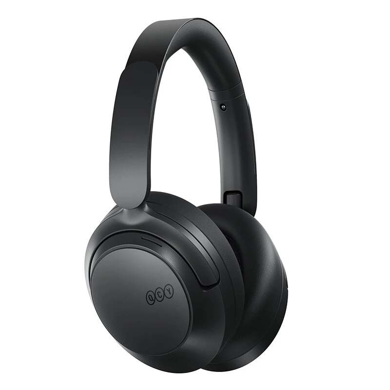 QCY H3S ANC Headset Wireless bluetooth V6.0 Headphone Dual Drivers -56dB Adaptive Noise Cancelling 360° Spatial Sound Skin-Friendly Earmuffs Over-ear Sports Headphones — image 1