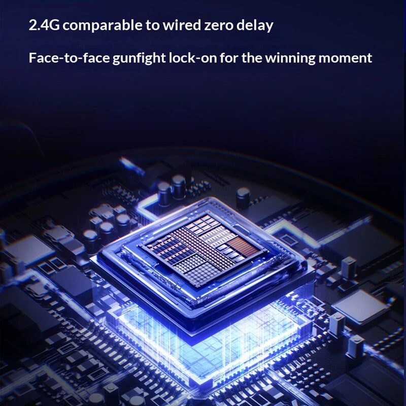 QCY Heroad VT200 Four Mode Gaming Headset 2.4G Wireless bluetooth 6.0 Headphone 1000mAh Battery 53mm Large Moving Coil 7.1 Surround Sound Voice Change Support 3.5mm Wired Connection Over-Ear E-sports Headphones — view 3