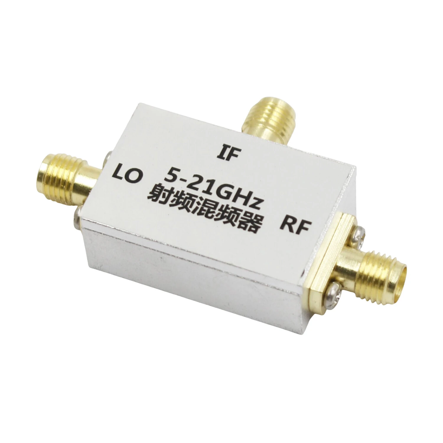 QM-MIX0521S RF Up/Down Converter Mixer Module 5-21GHz RF/LO DC-5000MHz IF 8-12dB Loss 29dB Isolation +15dBm LO SMA-K CNC Shielded Housing C/X/Ku Band — view 6