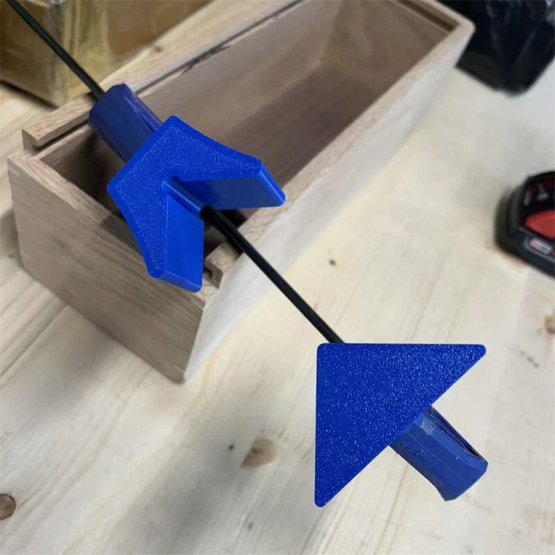 Quick-Change Corner Clamp Adapter 90 Degree Right Angle Jig For Woodworking F-Clamp And Bar Clamp Accessory For Cabinet Frame Assembly — view 3