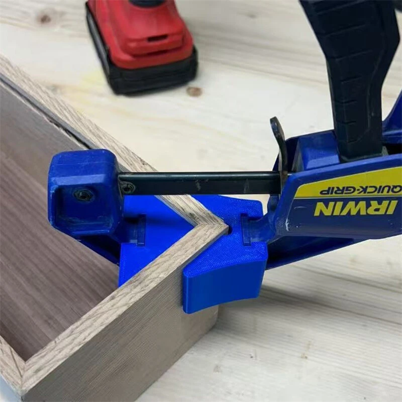 Quick-Change Corner Clamp Adapter 90 Degree Right Angle Jig For Woodworking F-Clamp And Bar Clamp Accessory For Cabinet Frame Assembly — view 4