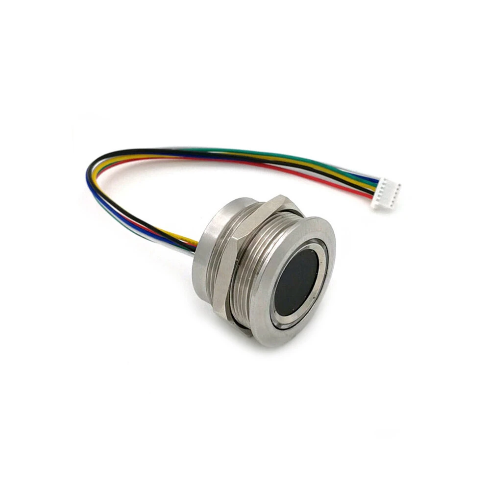 R503 Capacitive Fingerprint Module Sensor Scanner Circular Round Two-Color Ring Indicator LED Control DC3.3V MX1.0-6pin — Pricio