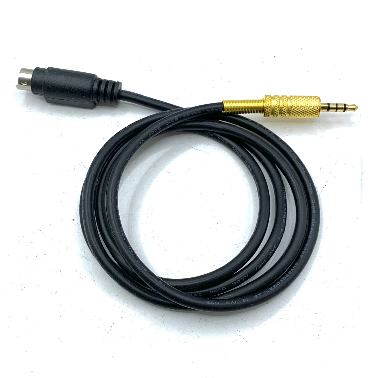 Radio Audio PTT Adapter Cable Mini DIN 6 to 3.5mm Radio Sound Card Connection Cable Suitable for YAESU FT-891/857/817/991/450D — view 7