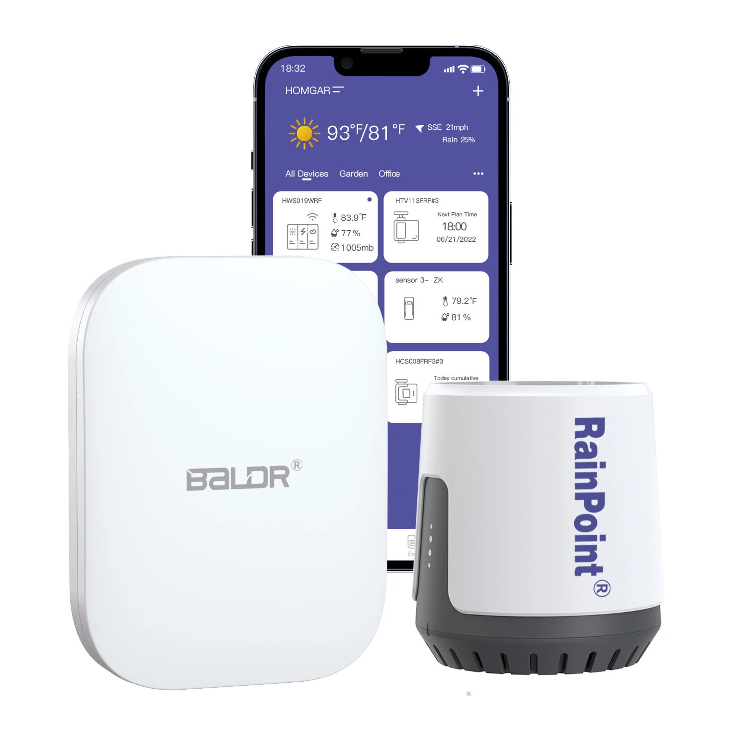 RAINPOINT Wireless Digital Rain Gauge Outdoor with App Control Smart Rain Sensor with Accurate Rain Gauge Monitoring — view 10