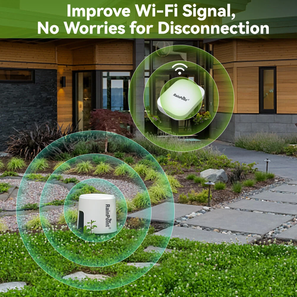 RAINPOINT Wireless Digital Rain Gauge Outdoor with App Control Smart Rain Sensor with Accurate Rain Gauge Monitoring — view 7