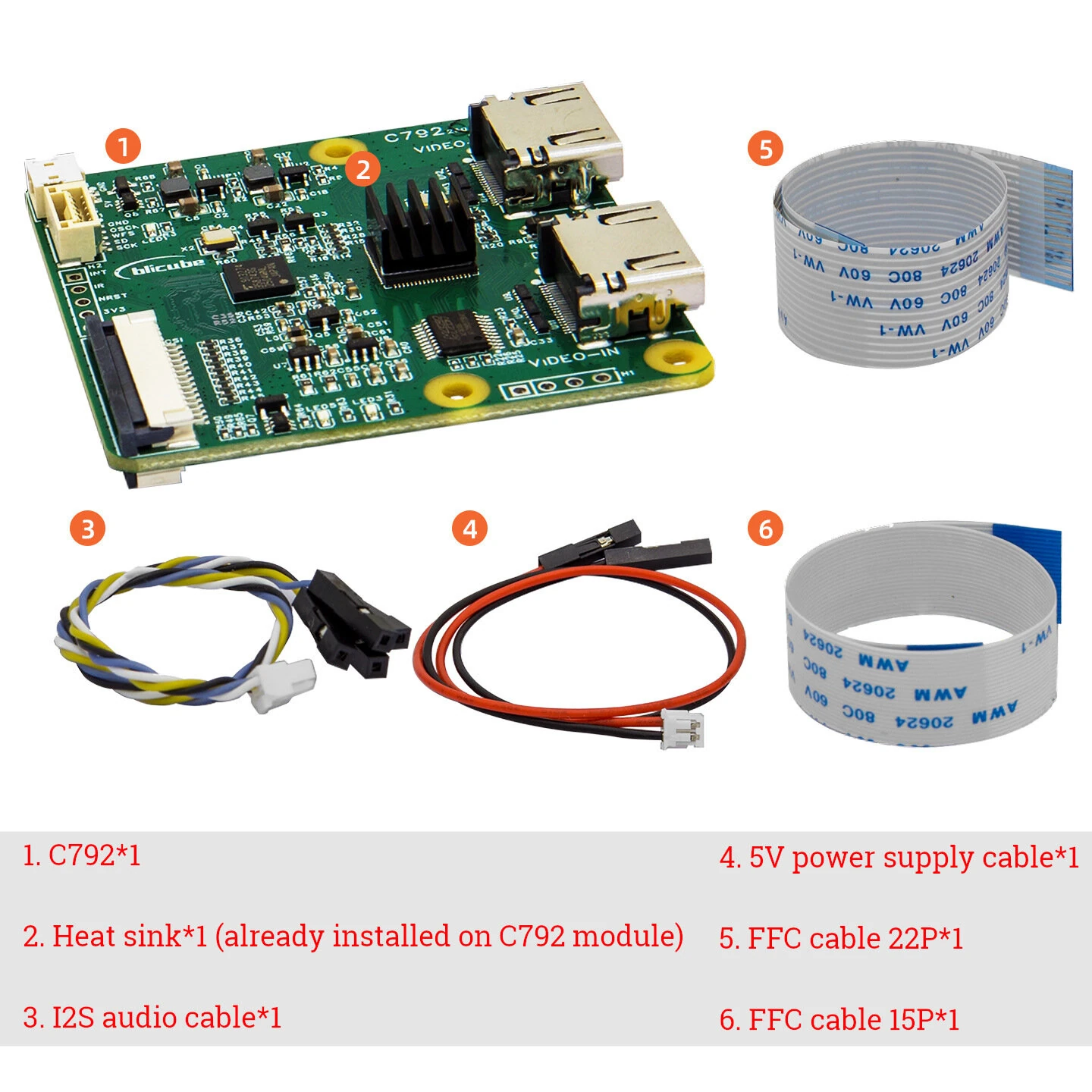 Raspberry Pi 5 C792 HDMIto CSI and I2C Module HDMIto CSI-2 Loop Out blikvm pikvm Support for Pi5 Jeston — view 6