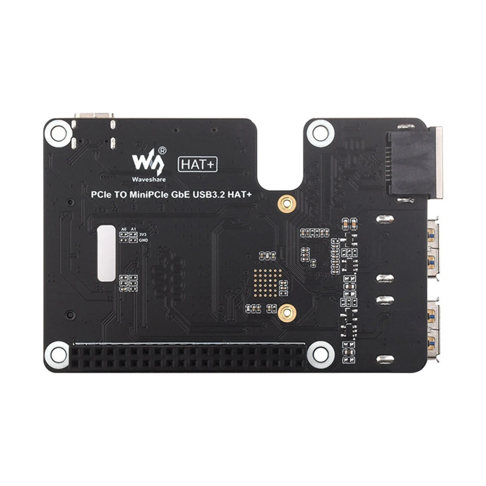 Raspberry Pi 5 PCIe Expansion Board to MiniPCIe 4G Gigabit Ethernet USB 3.2 Gen1 Adapter Board — view 4