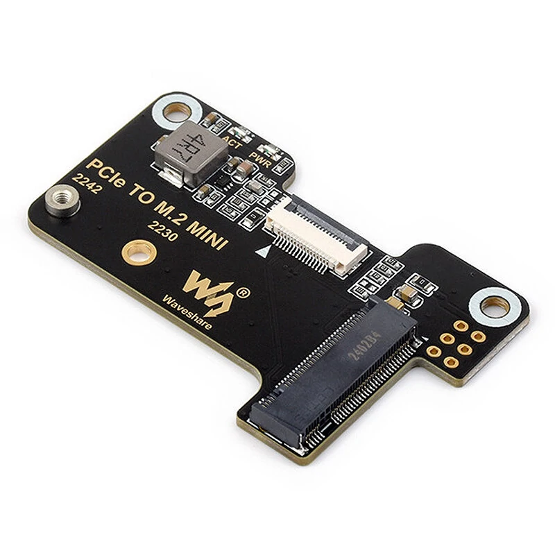 Raspberry Pi 5 PCIe to M.2 Mini Adapter Board Supports NVMe Protocol M.2 Solid State Drive High-speed Reading/Writing — Raspberry Pi