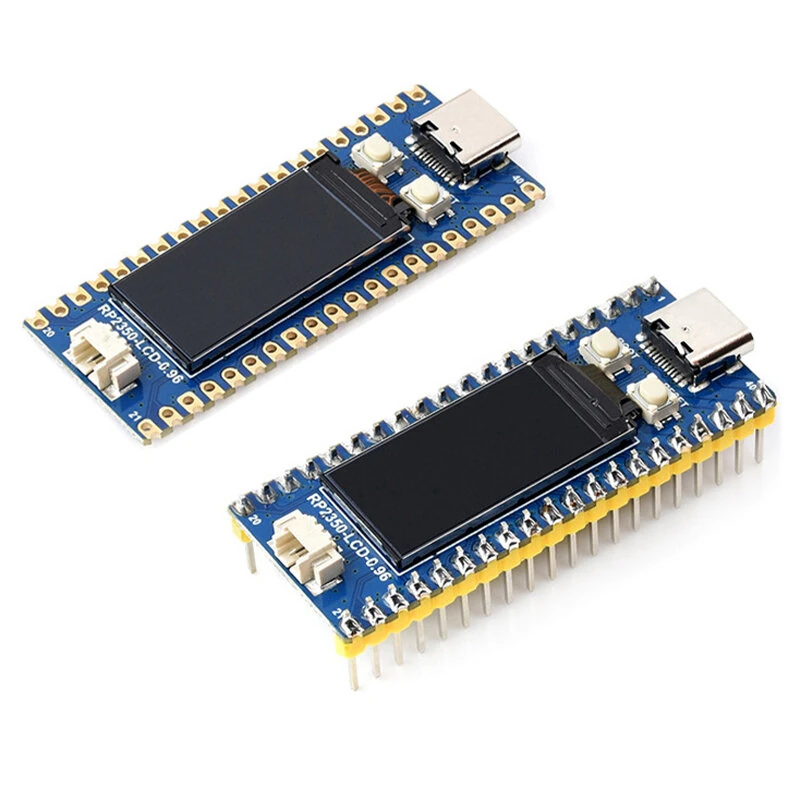 Raspberry Pi Pico 2 RP2350 Microcontroller Development Board with 0.96 inch LCD Display 160×80 Onboard RP2350A Dual-core & Dual-architecture Processor — image 1