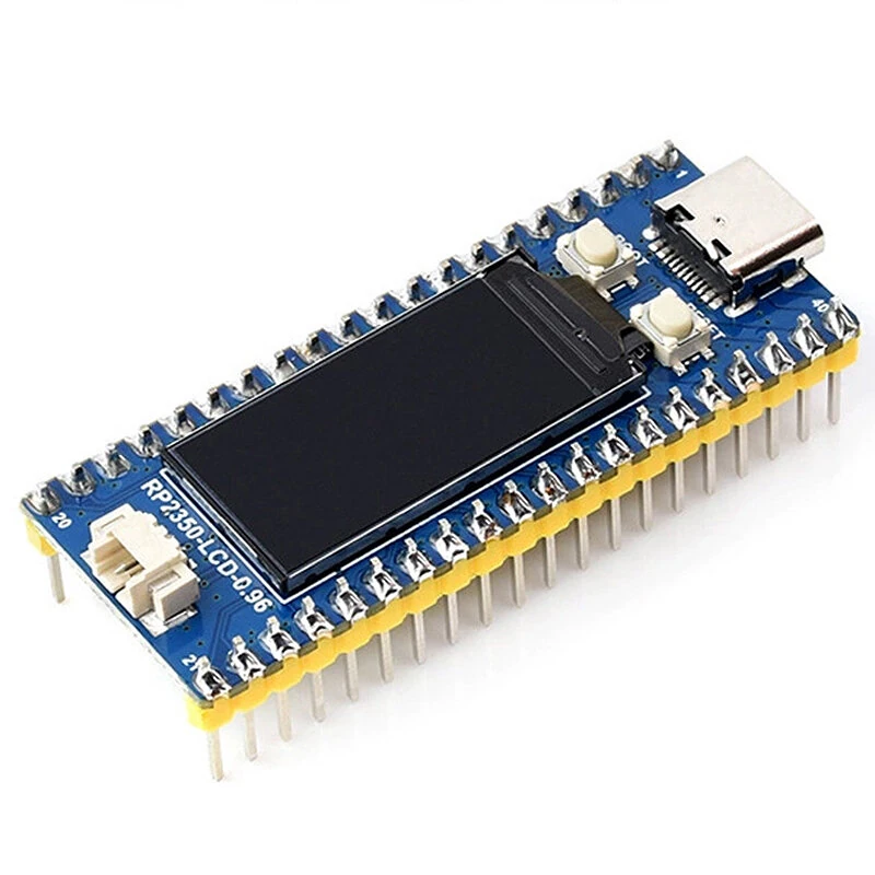 Raspberry Pi Pico 2 RP2350 Microcontroller Development Board with 0.96 inch LCD Display 160×80 Onboard RP2350A Dual-core & Dual-architecture Processor — view 2