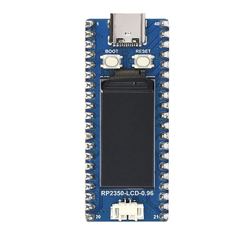 Raspberry Pi Pico 2 RP2350 Microcontroller Development Board with 0.96 inch LCD Display 160×80 Onboard RP2350A Dual-core & Dual-architecture Processor — view 6