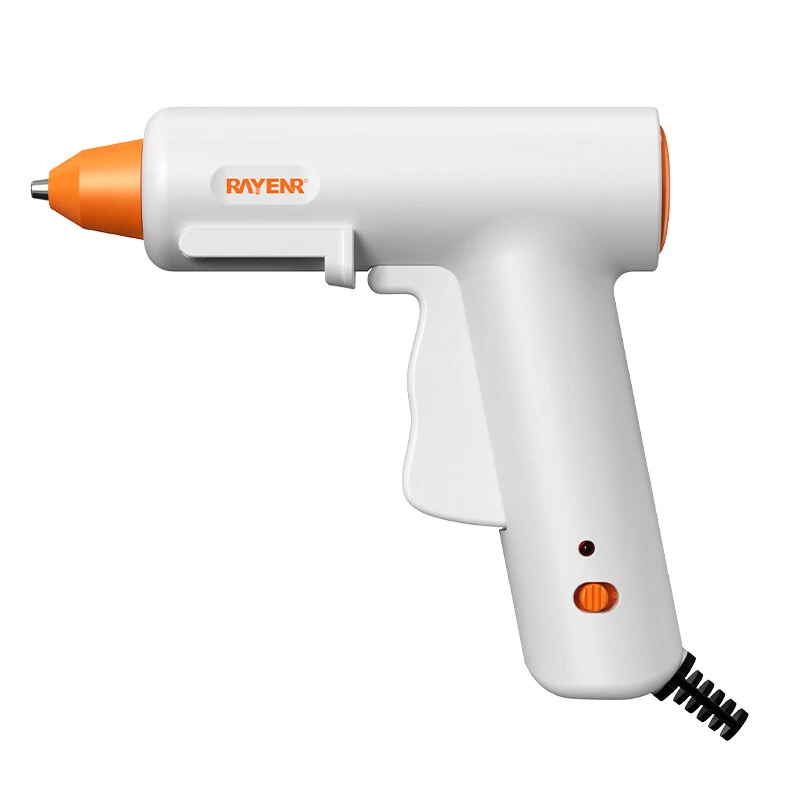 RAYENR Home Hot Melt Glue Gun 20W 110V-240V Quick Preheat 7mm Sticks Aluminum Alloy Nozzle Compact Design 30PCS/60PCS Optional Glue Sticks — view 3