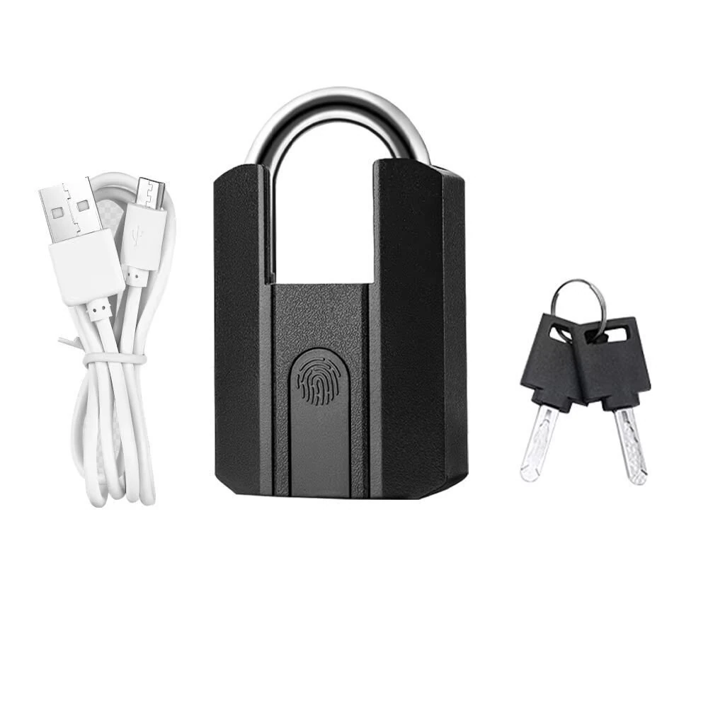 RAYKUBE J916 Smart Bluetooth Fingerprint Padlock APP TT Electronic Lock IP67 Waterproof for Home Office Luggage and Outdoor Security