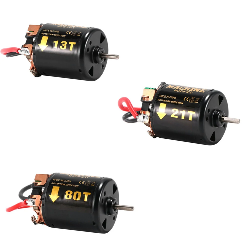 RC Car 540 Brushed Motor 13T/21T/35T/45T/55T/80T for 1:10 RC Crawler Axial SCX10 AXI03007 90046 TRX4 D90 MST RC Car Parts — view 10