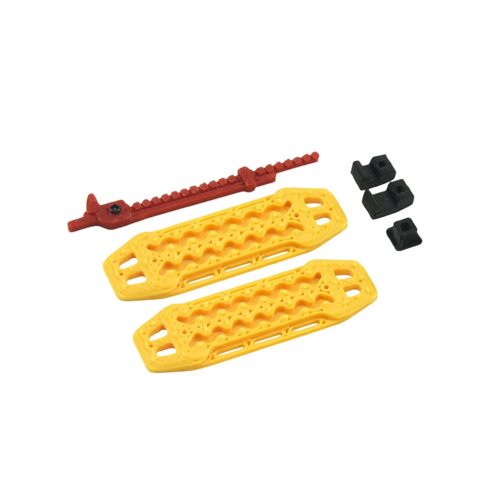 RC Car Models Simulation Roof Suitcase Axle Shovel Oil Tank Jack Lift Gas Cylinder Ladder Escape Plate Board Decoration Parts for Axial SCX30 1/30 Off-Road Truck Vehicles Models — view 2
